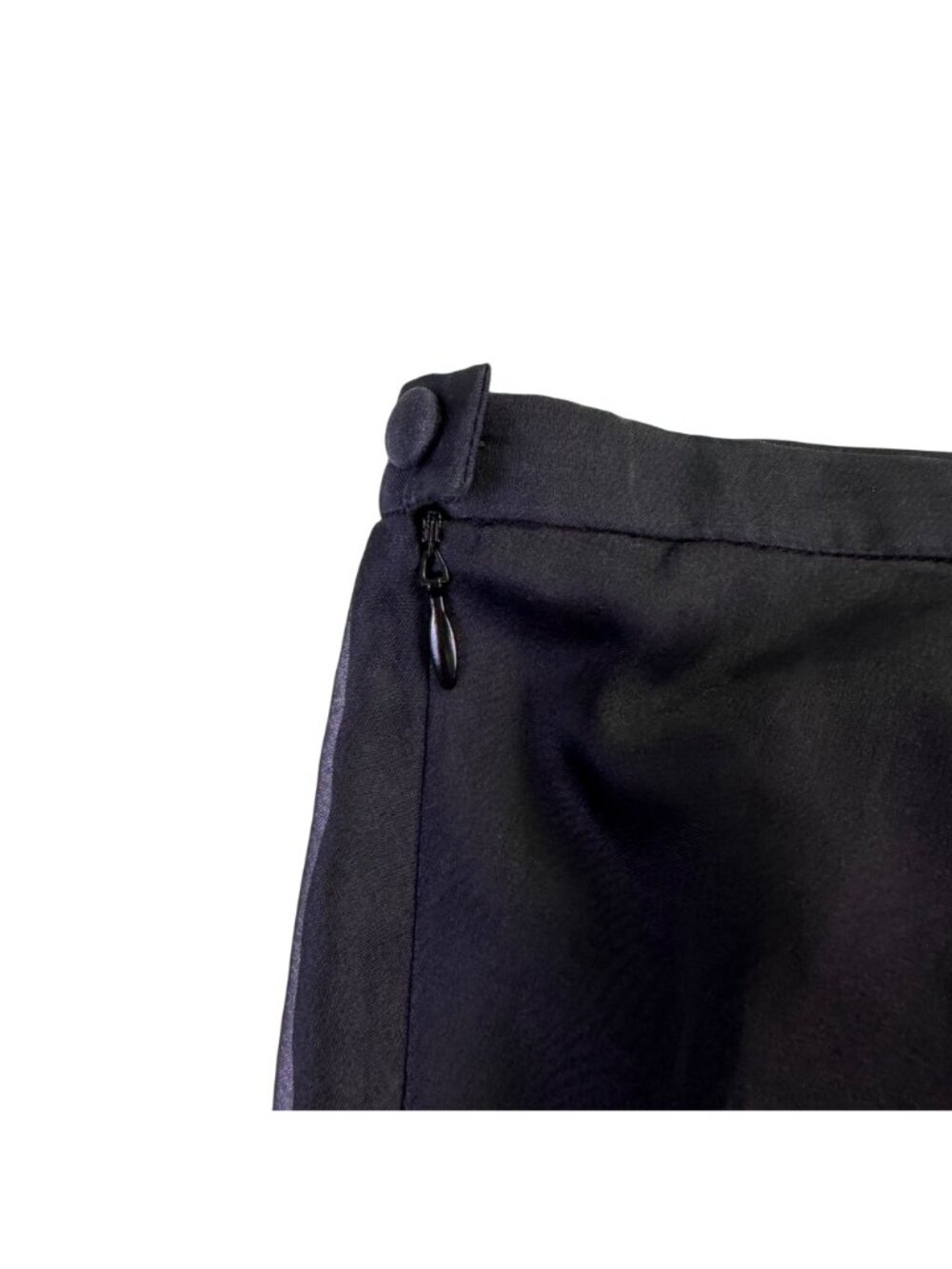 Escada Womens Black Maxi Skirt Elegant Formal A-Line Dry Clean Size 40 image 7